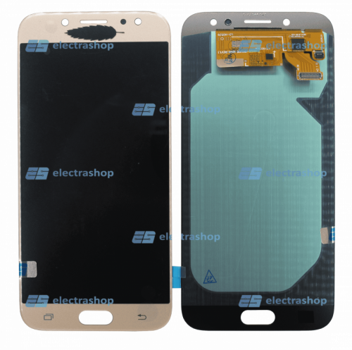 Модуль-дисплей Samsung Galaxy J7 (2017) SM-J730 золотой (AMOLED COPY)