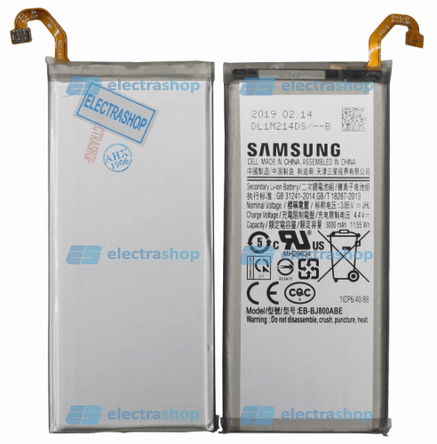 Аккумулятор/батарея для Samsung Galaxy A6/J6/J8 SM-A600/J600/J810 (EB-BJ800ABE)