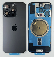 Задняя крышка для IPhone 16 Pro Black Titanium (Оригинал)