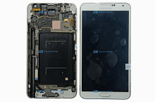 Модуль-дисплей Samsung Galaxy Note 3 3G (SM-N900) с рамкой белый (ОРИГИНАЛ)