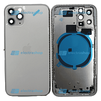 Корпус для IPhone 11 PRO серебристый (оригинал)
