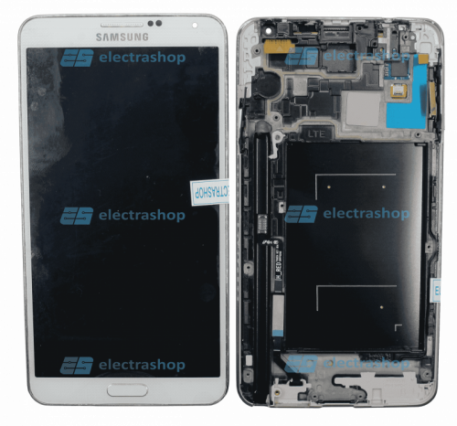 Модуль-дисплей Samsung Galaxy Note 3 LTE (SM-N9005) с рамкой белый (ОРИГИНАЛ)