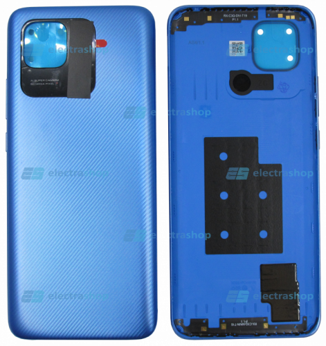Задняя крышка для Xiaomi Redmi 10c синяя
