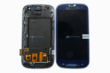 Модуль-дисплей Samsung Galaxy S3 (GT-I9300) синий с рамкой (TFT COPY) 