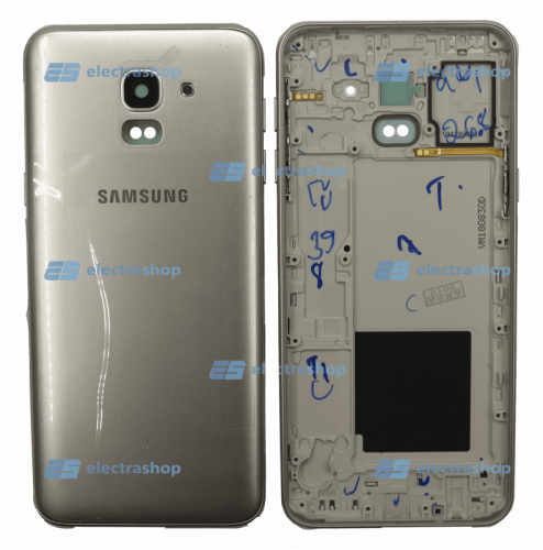 Задняя крышка Samsung Galaxy J6 (2018) SM-J600 золотая