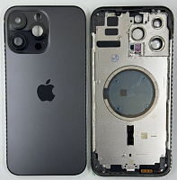 Корпус для IPhone 14 Pro Max черный (оригинал)