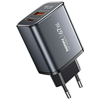 Зарядное устройство REMAX 67W GaN Fast Charge U2-AC67W (Type-C(67w)/Type-A(30W))
