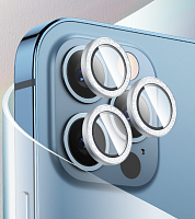 Защитное стекло для камеры iphone 11/12/12 mini REMAX Flash drill metal lens film GL-68