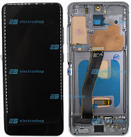 Модуль-дисплей Samsung Galaxy S20 (SM-G980F/SM-G980U/SM-G980DS) черный (OLED COPY)