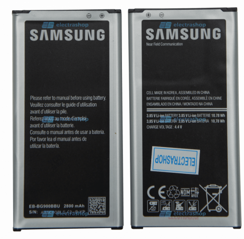 Аккумулятор/батарея для Samsung Galaxy S5 SM-G900F/SM-G900H (EB-BG900BBE)