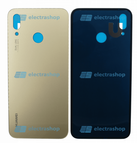 Задняя крышка для Huawei P20 lite золотая