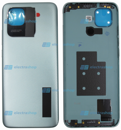 Задняя крышка для Xiaomi Redmi 10c зеленая