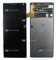 Модуль-дисплей Sony Xperia 10 (I4113/I4193) черный (ОРИГИНАЛ)