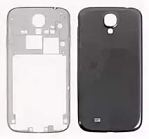 Средняя часть корпуса+задняя крышка для Samsung Galaxy S4 (I9500/I9505/I9508) черная