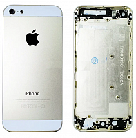 Корпус в сборе для IPhone 5 серебро (Оригинал)
