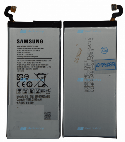 Аккумулятор/батарея для Samsung Galaxy S6 SM-G920F (EB-BG920ABE)