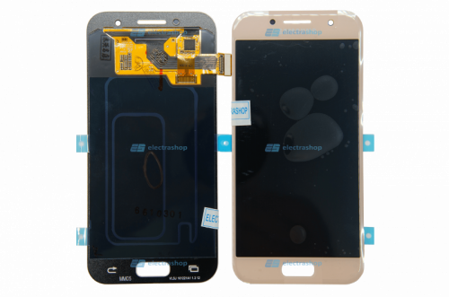 Модуль-дисплей Samsung Galaxy A3 (2017) SM-A320F розовый (Оригинал)