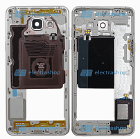 Средняя часть корпуса для Samsung Galaxy A5 (2016) SM-A510F серебро