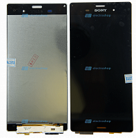 Модуль-дисплей Sony Xperia Z3 L55T/D6603/D6633 черный (ОРИГИНАЛ)