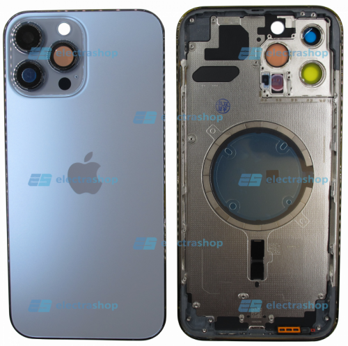 Корпус для IPhone 13 Pro Max небесно-голубой (оригинал)
