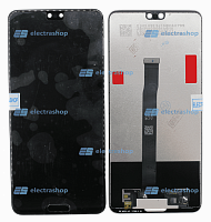 Модуль-дисплей для Huawei P20 черный (EML-L29) (ORIG LCD)