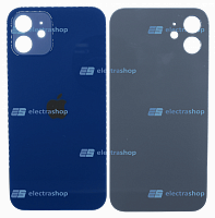 Задняя крышка для IPhone 12 синяя (оригинал)