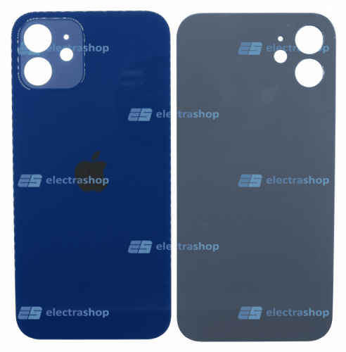 Задняя крышка для IPhone 12 синяя (оригинал)