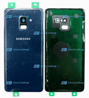 Задняя крышка Samsung Galaxy A8 Plus (2018) SM-A730F/SM-A730DS синяя