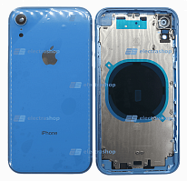 Корпус для IPhone Xr синий (оригинал)