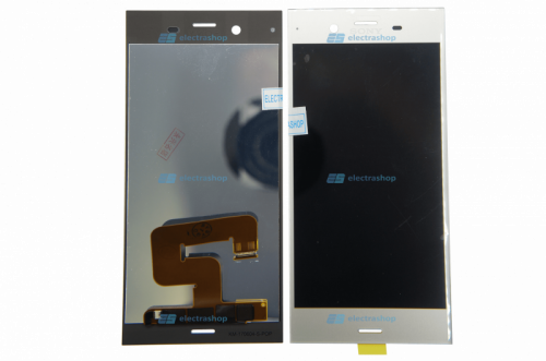 Модуль-дисплей Sony Xperia XZ1/XZ1 Dual/G8342/G8341 серебро (ОРИГИНАЛ)