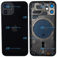 Корпус для IPhone 12 mini черный (оригинал)