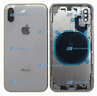 Корпус для IPhone Xs серебристый (оригинал)
