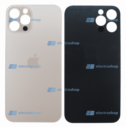 Задняя крышка для IPhone 12 Pro золотая (оригинал)