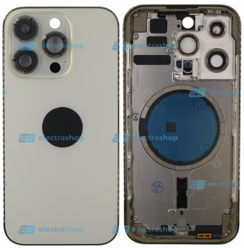 Корпус для IPhone 14 Pro золотой (оригинал)