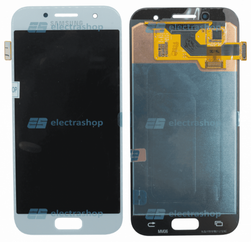 Модуль-дисплей Samsung Galaxy A3 (2017) SM-A320F голубой (Оригинал)