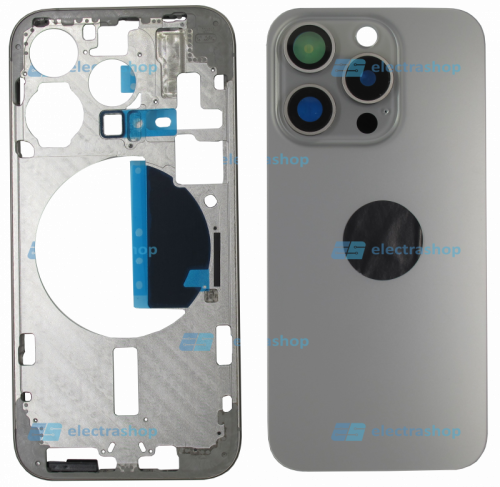 Корпус для IPhone 15 Pro натуральный титан (Оригинал)