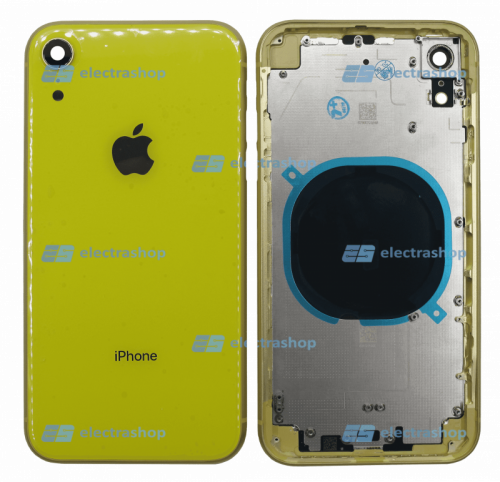 Корпус для IPhone Xr желтый (оригинал)