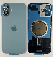 Задняя крышка для IPhone 16 Plus бирюзовая (Оригинал)