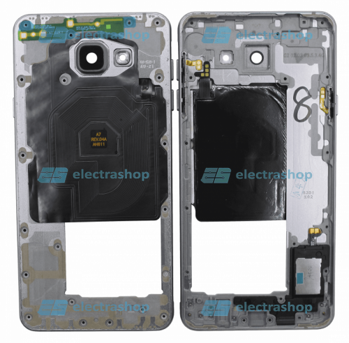 Средняя часть корпуса для Samsung Galaxy A7 (2016) SM-A710F черный
