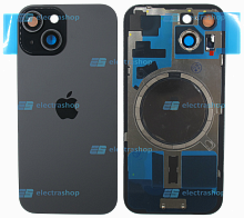Задняя крышка для IPhone 15 черная (Оригинал)