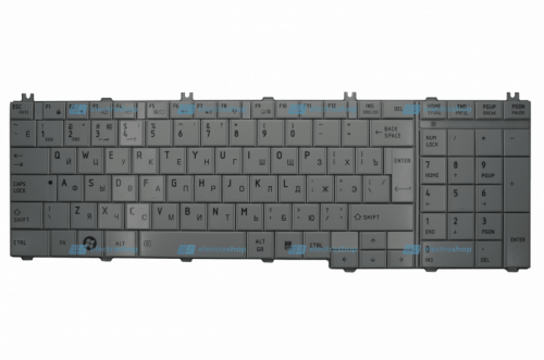 Клавиатура для ноутбука Toshiba C650 белая