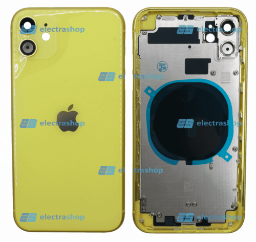 Корпус для IPhone 11 желтый (оригинал)