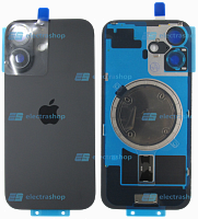 Задняя крышка для IPhone 16 черная (Оригинал)