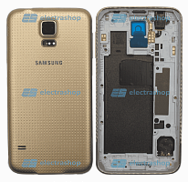 Корпус для Samsung Galaxy S5 (G900F) золотой (Оригинал)