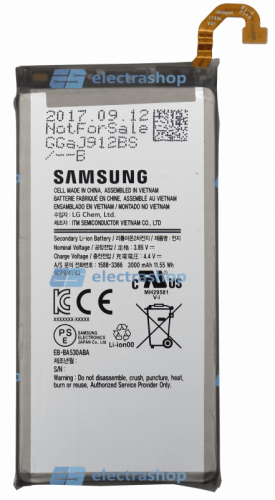 Аккумулятор/батарея для Samsung Galaxy A8 SM-A530F (EB-BA530ABE)