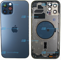 Корпус для IPhone 12 Pro тихоокеанский синий (оригинал)