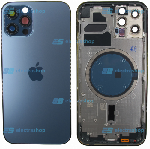 Корпус для IPhone 12 Pro тихоокеанский синий (оригинал)