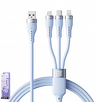 Кабель Универсальный REMAX 3 в 1 RC-151 (Blue)