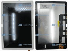 Модуль-дисплей для Huawei MediaPad M5 lite 10" белый (ОРИГИНАЛ LCD)