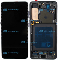 Модуль-дисплей Samsung Galaxy S21 (SM-G991B) черный (OLED Full size)